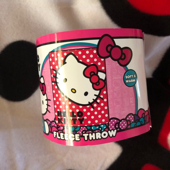 Sale 2pc Set New with tags 14 in Red Hello Kitty Squishmallow and throw - Picture 4 of 5